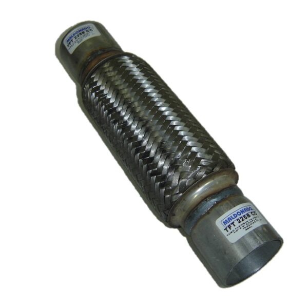 Tubo flexible tejido de 2 1/4 " * 8 " c/coples