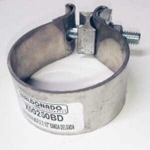 ABRAZADERA MOFLE 2 1/2" BANDA DELGADA