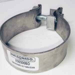 ABRAZADERA MOFLE DE 3" BANDA DELGADA